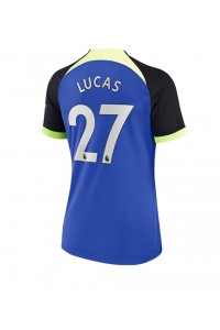Tottenham Hotspur Lucas Moura #27 Fotballdrakt Borte Klær Dame 2022-23 Korte ermer